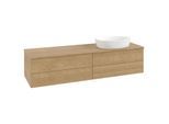 Villeroy & Boch Antao Waschtischunterschrank 1600x360x500mm L27111HN mit Beleuchtung mit Struktur FK/AP: HN/1