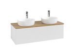 Villeroy & Boch Antao Waschtischunterschrank 1200x360x500mm L35151GF mit Beleuchtung mit Struktur FK/AP: GF/1