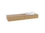 Villeroy & Boch Antao Waschtischunterschrank 1600x190x500mm K16111HN mit Struktur FK/AP: HN/1