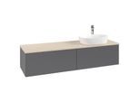 Villeroy & Boch Antao Waschtischunterschrank 1600x360x500mm L38053GK mit Beleuchtung FK/AP: GK/3