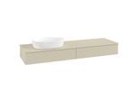 Villeroy & Boch Antao Waschtischunterschrank 1600x190x500mm L15150HJ mit Beleuchtung mit Struktur FK/AP: HJ/0