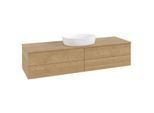 Villeroy & Boch Antao Waschtischunterschrank 1600x360x500mm K25111HN mit Struktur FK/AP: HN/1