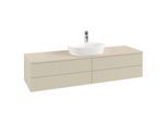 Villeroy & Boch Antao Waschtischunterschrank 1600x360x500mm K25153HJ mit Struktur FK/AP: HJ/3