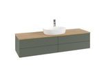 Villeroy & Boch Antao Waschtischunterschrank 1600x360x500mm K25151HL mit Struktur FK/AP: HL/1