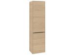 Villeroy und Boch Subway 3.0 Hochschrank C59301VJ 40x171x36,2cm, Schanier rechts/Griff Volcano black, nordic oak