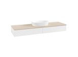 Villeroy & Boch Antao Waschtischunterschrank 1600x190x500mm L14113MT mit Beleuchtung mit Struktur FK/AP: MT/3