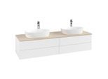 Villeroy & Boch Antao Waschtischunterschrank 1600x360x500mm L28153MT mit Beleuchtung mit Struktur FK/AP: MT/3