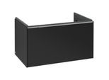 Villeroy und Boch Subway 3.0 Waschtisch-Unterschrank C57300VL 77,2x42,9x47,8cm, ohne LED/Griff Aluminium glänzend, volcano black