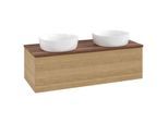 Villeroy & Boch Antao Waschtischunterschrank 1200x360x500mm L35012HN mit Beleuchtung FK/AP: HN/2