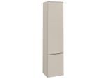Villeroy und Boch Subway 3.0 Hochschrank C58600VN 40x171x36,2cm, Schanier links/Griff Aluminium glänzend, cashmere grey