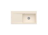 Villeroy und Boch Subway Style 60 Spüle 336100FU Spülbecken rechts, 1000x510 mm, ivory CeramicPlus