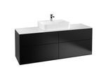 Villeroy & Boch Finion Unterschrank G19100PD 160x60,3cm, Black Matt Lacquer