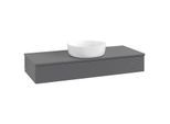 Villeroy & Boch Antao Waschtischunterschrank 1200x190x500mm L10110GK mit Beleuchtung mit Struktur FK/AP: GK/0