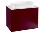 Villeroy und Boch Finion Waschtischunterschrank G22100HB 80x60,3cm, Emotion, Abdeckplatte white matt, Peony Matt