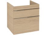 Villeroy und Boch Venticello Waschtisch-Unterschrank A92401VJ 60,3 x 59 x 50,2 cm, Griff Chrom, nordic oak