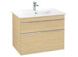 Villeroy und Boch Venticello Waschtisch-Unterschrank A92501VJ 75,3 x 59 x 50,2 cm, Griff Chrom, nordic oak
