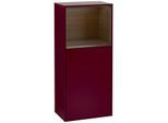 Villeroy und Boch Finion Seitenschrank F510GNHB 41,8x93,6x27cm, rechts, Regal oben Walnut veneer, Peony Matt