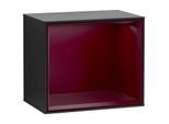 Villeroy und Boch Finion Regalmodul F580HBPD 41,8x35,6x27cm, Regal Peony Matt, Black matt lacquer