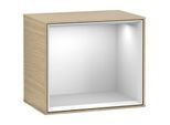 Villeroy und Boch Finion Regalmodul F580MTPC 41,8x35,6x27cm, Regal White Matt, Oak Veneer