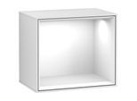 Villeroy und Boch Finion Regalmodul G580GFMT 41,8x35,6x27cm, Emotion, Regal Glossy White, White matt lacquer