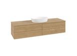 Villeroy & Boch Antao Waschtischunterschrank 1600x360x500mm L25011HN mit Beleuchtung FK/AP: HN/1