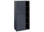 Villeroy und Boch Subway 3.0 Mittelschrank C59802VQ 57,4x120x36,2cm, Schanier links/Griff monochrom, marine blue