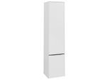 Villeroy und Boch Subway 3.0 Hochschrank C58701VF 40x171x36,2cm, Schanier rechts/Griff Volcano black, pure white