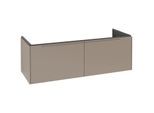 Villeroy und Boch Subway 3.0 Waschtisch-Unterschrank C601L2VM 127,2x42,9x47,8cm, mit LED/Griff monochrom, taupe