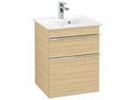 Villeroy und Boch Venticello Waschtisch-Unterschrank A92201VJ 46,6 x 59 x 42,5 cm, Griff Chrom, nordic oak