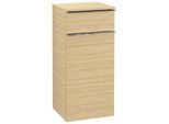Villeroy und Boch Venticello Seitenschrank A95011VJ 40,4 x 86,6 x 37,2 cm, Anschlag rechts, Griff Chrom, nordic oak