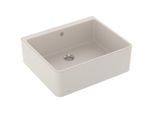 Villeroy und Boch Spülstein Einzelbecken 636001KR Ablaufgarnitur mit Handbetätigung, Crema
