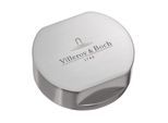 Villeroy und Boch Abdeckkappe 940526L7 Messing Edelstahl gebürstet, rund, für Einzeldrehgriff