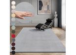 Teppich OTTO HOME "Arabell, Kunstfellteppich, Felloptik, waschbar" Gr. 33, grau, B:120cm H:16mm L:160cm, Polyester, Teppiche, Teppich, flauschig, kuschelig, Anti-Rutsch-Unterseite, Wohnzimmer, Schlafzimmer, Topseller