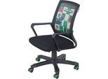Gaming-Stuhl PHOENIX, schwarz (schwarz, schwarz), B:63cm H:92cm T:60cm, Kunststoff, Metall, Polyester, Stühle, Gaming-Stuhl, Jubiläumsedition