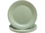 Pronappe Pappteller, Ø 230 mm, Karton, olivgrün, 20 Stück