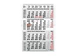 Succes Biella 4-Monats-Wandkalender grau 31 x 47 cm, 4 Monate pro Seite, Wire-O-Bindung mit Aufhängung, übersichtliche Terminplanung für Büro & Homeoffice