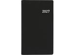 Succes Taschenagenda, 8,5 x 15,3 cm, 3½ Tage pro Seite, Wire-O-Bindung, schwarz
