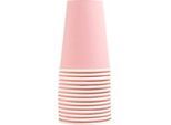 Pronappe Pappbecher, 20 cl, Karton, rosa, 15 Stück