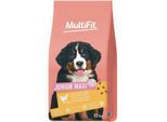 MultiFit Tockenfutter Hund Junior, Maxi, mit Geflügel & Reis 12 kg