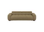 Luca Bessoni , Taupe , Textil , 248x77-97x108 cm , Stoffauswahl, Rücken echt, elektrischer Sitzvorzug , Wohnzimmer, Sofas & Couches, Sofas, Big Sofas