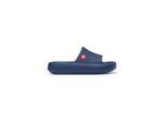 Sandale SCHUZZ "Claquette", Damen, Gr. 40, blau (dunkelblau), Obermaterial: 100% Gummi rubber., Schuhe Sandale