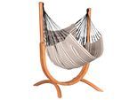 Hängematte Hammock Chair Braun/Schwarz/Weiß