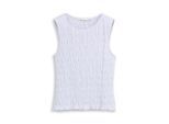 TOM TAILOR DENIM Damen Smock Top mit Stretch, blau, Uni, Gr. M