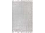 James Wood , Weiß , Textil , Abstraktes , 120x170 cm , Bsci, Oeko-Tex® Standard 100 , Teppiche & Böden, Teppiche, Webteppiche, Flachwebteppiche