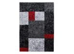 Ayyildiz , Rot , Textil , Karo , rechteckig , 240x340 cm , Oeko-Tex® Standard 100 , pflegeleicht , Teppiche & Böden, Teppiche, Webteppiche, Flachwebteppiche