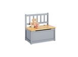 Pinolino , Naturfarben, Hellgrau , Holz , Kiefer , 57x31x55 cm , Kinder- & Jugendzimmer, Kindersitzmöbel, Kinderbänke
