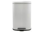 Spirella , Weiß , Metall , 30 l , 23.5x62.9x34.3 cm , Haushalt, Entsorgung, Abfalleimer, Treteimer