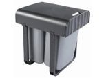 HKT , Dunkelgrau , Kunststoff , 2x8 l l , 29x36x33 cm , Küche, Küchenausstattung, Mülltrennsysteme