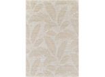 James Wood , Beige , Textil , Blätter , rechteckig , 160x230 cm , Bsci, Oeko-Tex® Standard 100 , für Fußbodenheizung geeignet, in verschiedenen Größen erhältlich, leicht zusammenrollbar ,