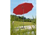 Schneider , Rot , Textil , 220x231x220 cm , höhenverstellbar, lichtecht, Knickgelenk, UV-beständig, verrottungsfest , Gartenmöbel, Sonnenschutz, Sonnenschirme, Sonnenschirme